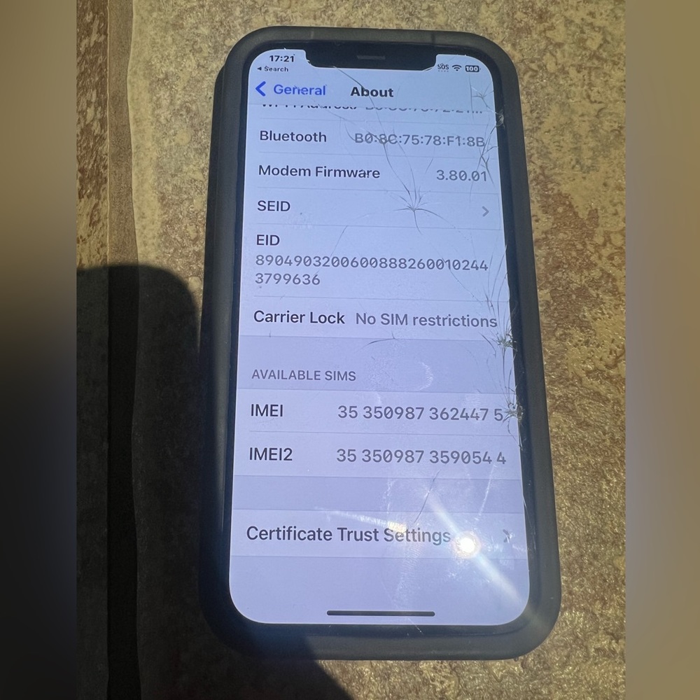 Unlocked iPhone 12
